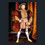 Henry VIII Tudors History King England six Wives Poster<br><div class="desc">Henry VIII King,  Tudors,  history. English King poster.</div>