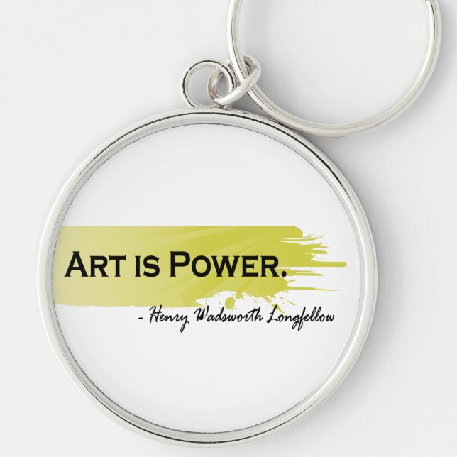 Henry Wadsworth Longfellow Key Ring (Front)