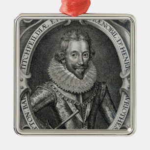 Henry Wriothesley, 3rd Earl of Southampton, 1617 Metal Tree Decoration