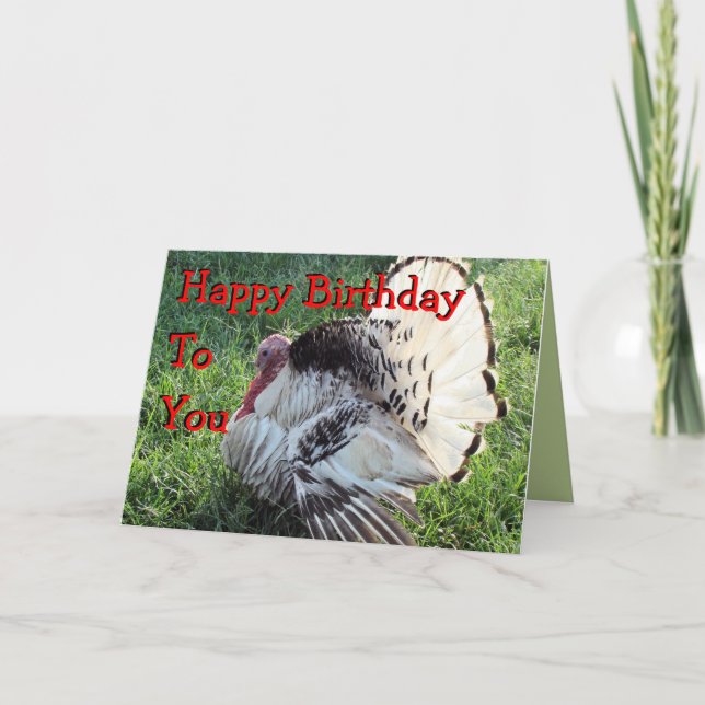 HenryHappyBday-customise any occasion Holiday Card (Front)