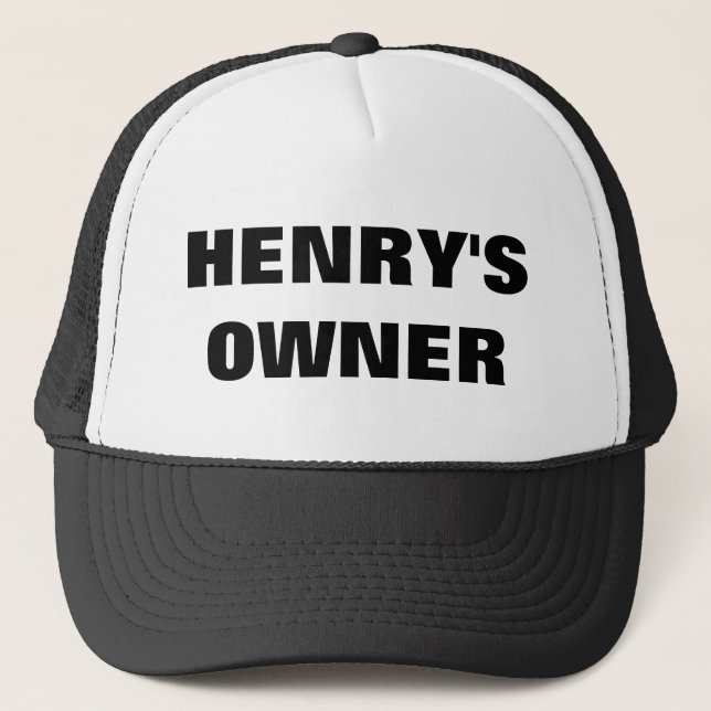 HENRY'S OWNER TRUCKER HAT (Front)