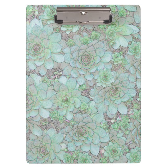 Hens And Chicks Clipboard (Front)