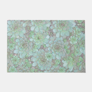 Hens And Chicks Doormat