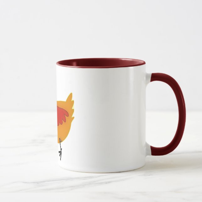 Hens-and-Chicks mug (Right)