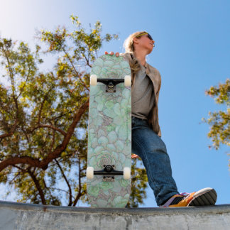 Hens And Chicks Skateboard