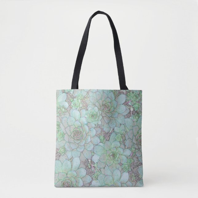 Hens And Chicks Tote Bag (Front)