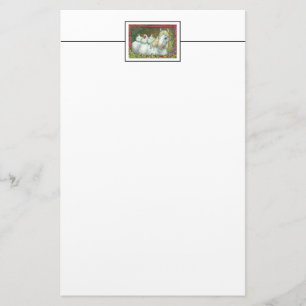 HENS IN THE STABLE, HORSE & CHICKENS STATIONERY