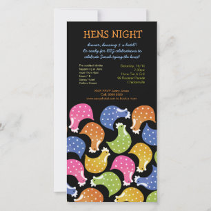 Hens Night Bachelorette Party Event Funny Invite