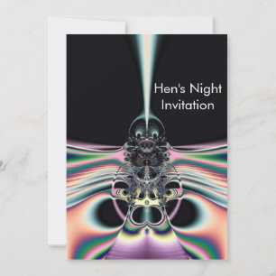 Hen's Night custom Invitation