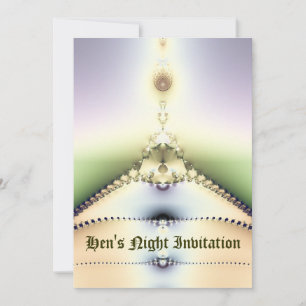 Hen's Night Invitation Custom Invitations