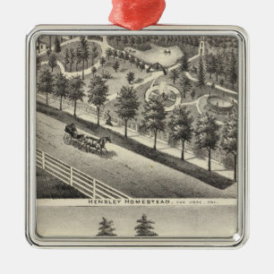 Hensley, Beans residences Metal Tree Decoration