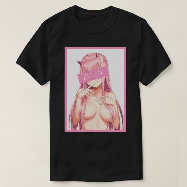 Hentai, Anime Concept Design, Lewd Japanese Devil  T-Shirt (Design Front)