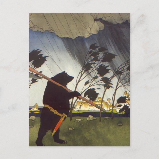 Heorhiy Narbut- 'Fairy Tales: Teremok. Mizgir' Postcard (Front)