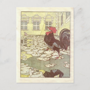 Heorhiy Narbut-How mice buried the cat Postcard