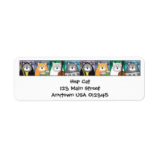 Hep Cat Address Label