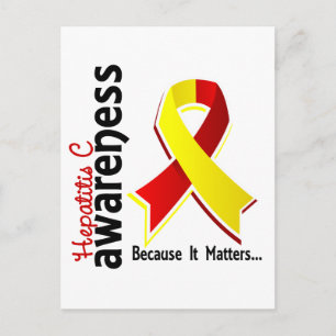 Hepatitis C Awareness 5 Postcard