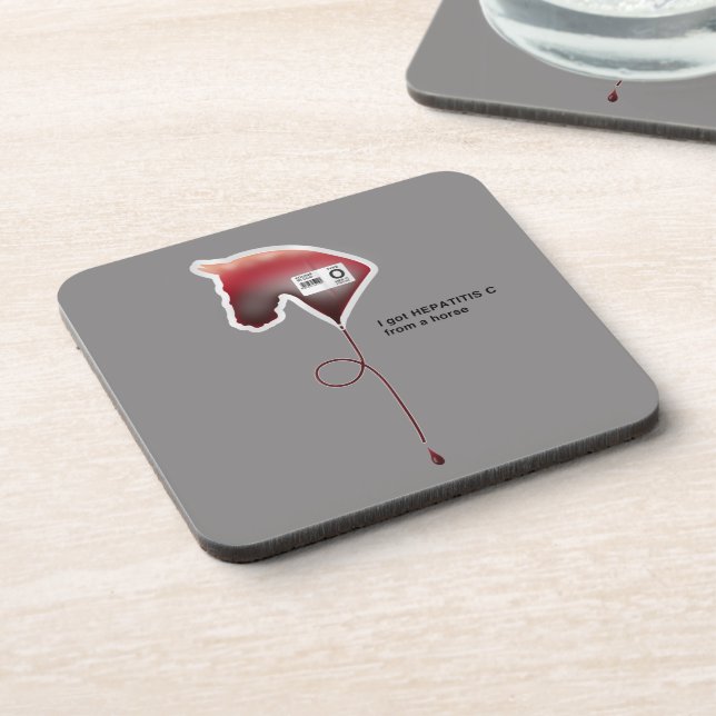 Hepatitis C Coaster (Left Side)