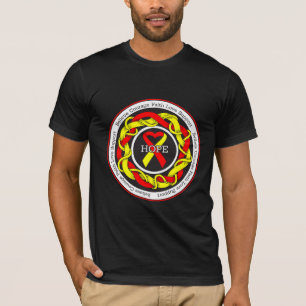 Hepatitis C Hope Intertwined Ribbon T-Shirt