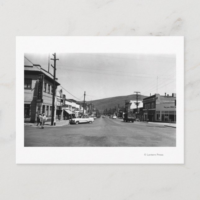 Heppner, Oregon Main Street View Photograph Postcard (Front)