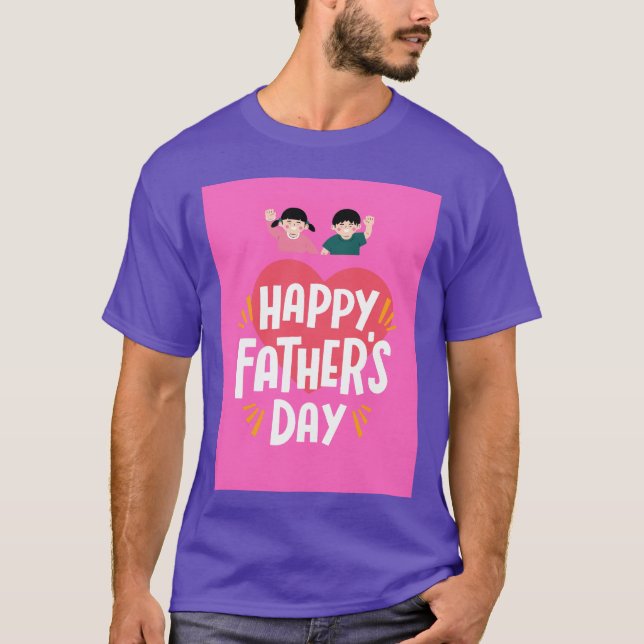 Heppy father day boy T-Shirt (Front)