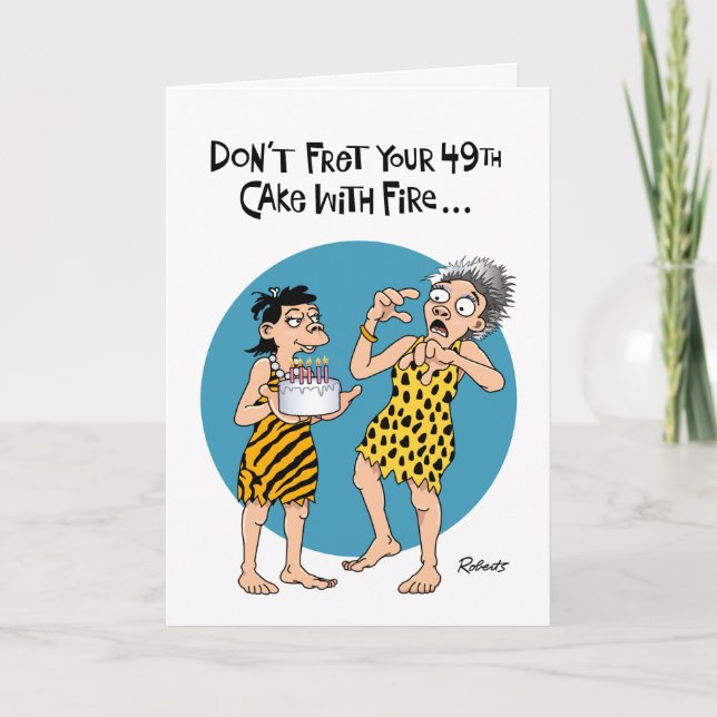 Her 49th Birthday Card (Front)