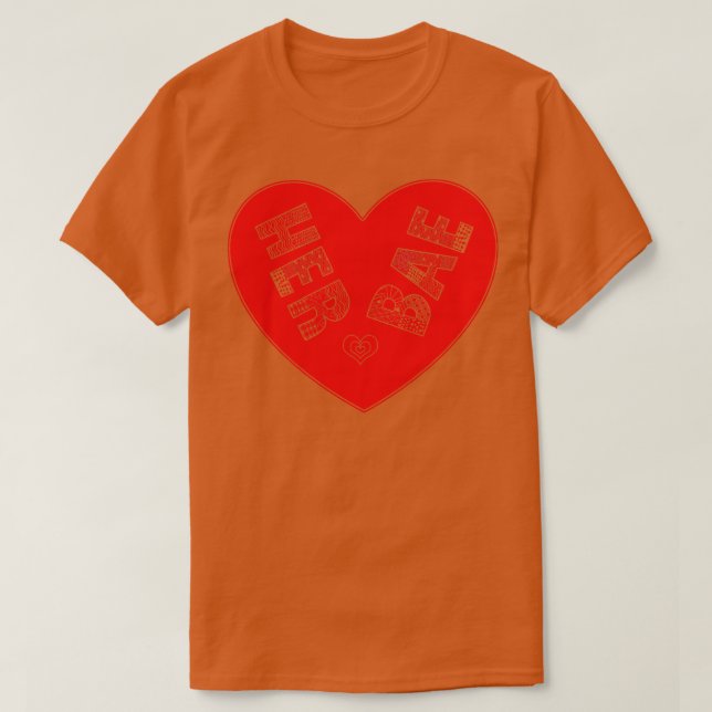 HER BAE LOVER Funny gift T-Shirt (Design Front)