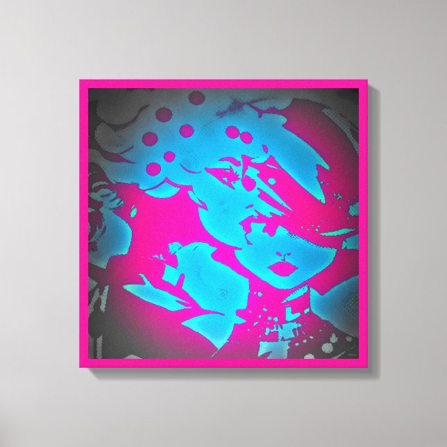 Her Beauty Groove Canvas Print (Front)