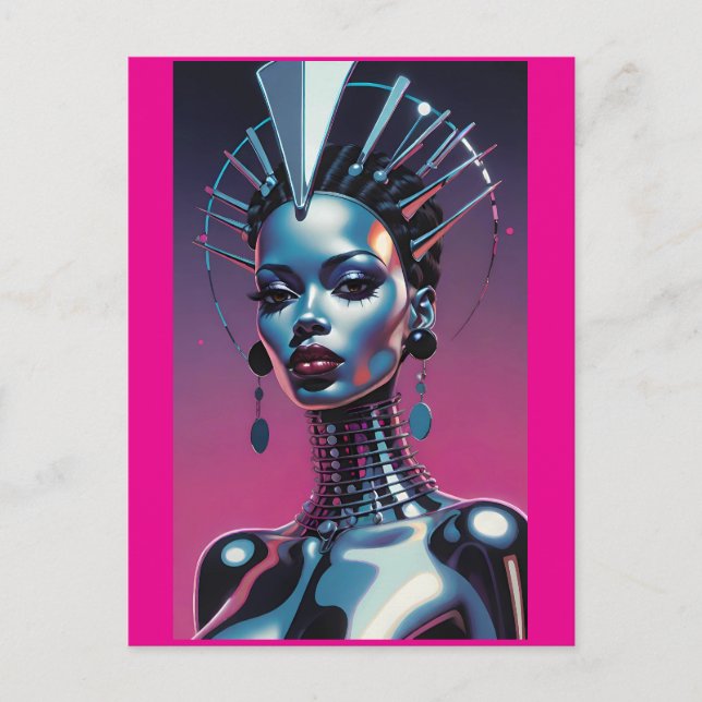 Her Beauty Was Indistinguishable Postcard (Front)