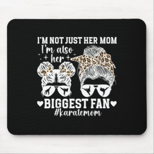 Her Biggest Fan Karate Mum Karate Mother Karate Ma Mouse Mat