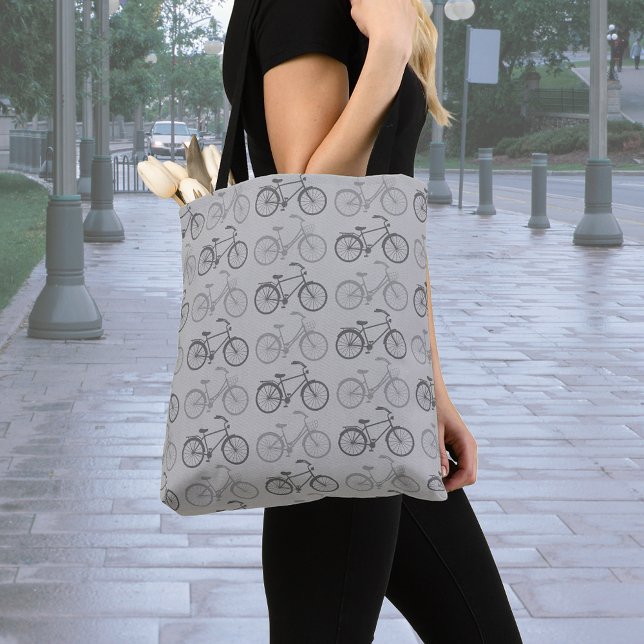 Her Bike Pattern Tote Bag (Creator Uploaded)