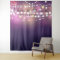 Her Birthday Photo Backdrop String Lights Purple