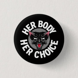 Her Body Her Choice 3 Cm Round Badge