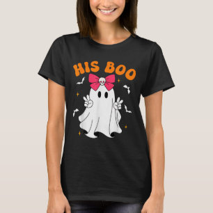 Her Boo &amp; His Boo Funny Matching Halloween Cou T-Shirt