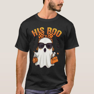 Her Boo His Boo Funny Ghost Matching Couples Hallo T-Shirt