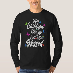 Her Children Call Her Blessed Proverbs 3128 Butter T-Shirt
