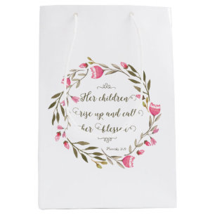 Her Children Rise Up & Call Her Blessed Medium Gift Bag