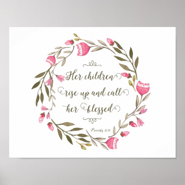 Her Children Rise Up & Call Her Blessed Poster (Front)