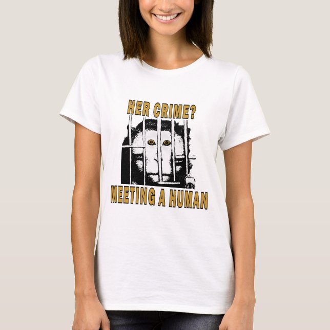Her Crime? T-Shirt (Front)