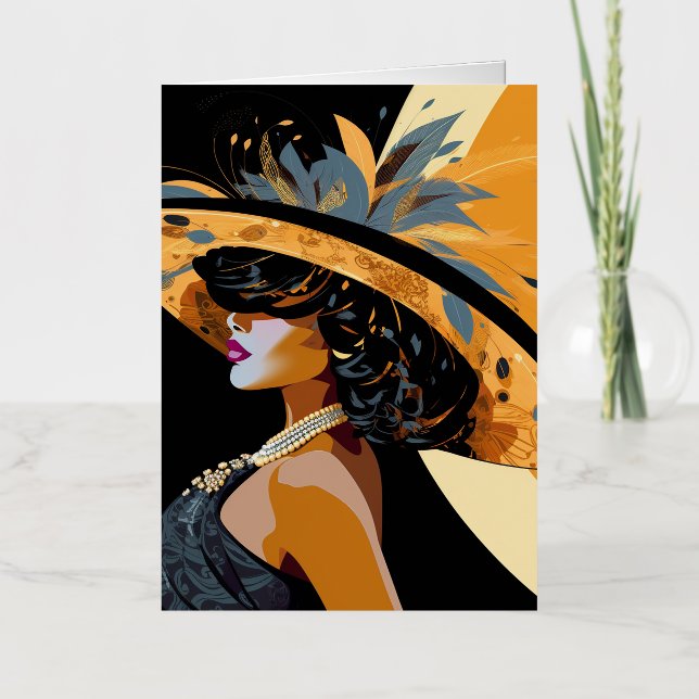 HER CROWN #1 FOIL GREETING CARD (Front)