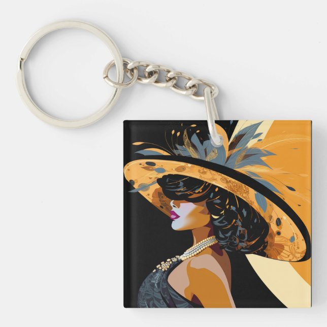 HER CROWN #1 KEY RING (Front)