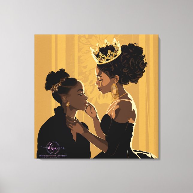 HER CROWN #2 CANVAS PRINT (Front)