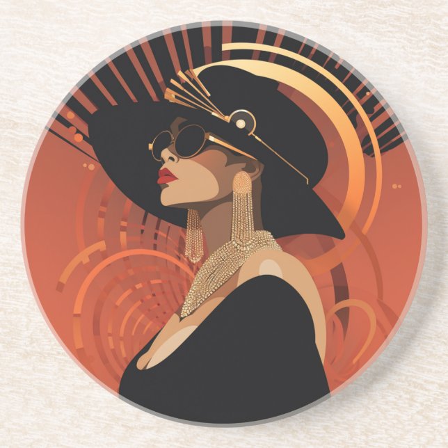 HER CROWN #3 COASTER (Front)