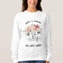 Her Cute Little Camping Trailer Sweatshirt