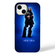 Her Era – Blue Glow Aesthetic iPhone Case