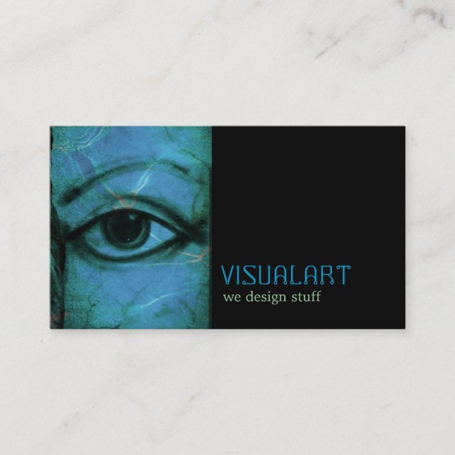 Her Eye l Graffiti l Grunge Business Card (Front)
