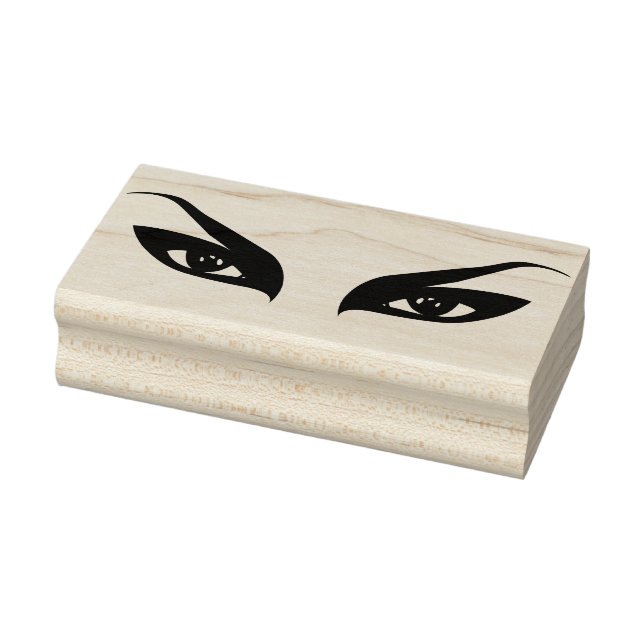 Her eyes looking at you !   Rubber Stamp (Stamp)