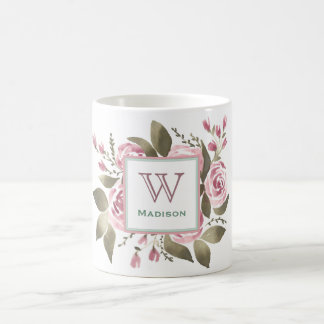 Her Favourite Rose Monogram Mug