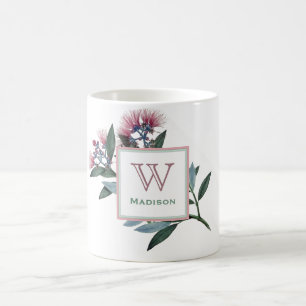 Her Favourite Vintage Botanical Monogram Mug