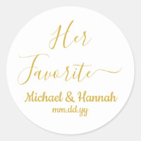 Her Favourite Wedding Favour Candy To go Treat 