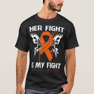 Her Fight Is My Fight ADHD AWARENESS Butterfly T-Shirt